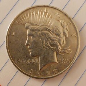 1922 Peace Dollar